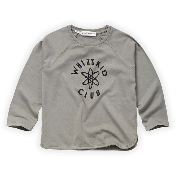 Whizzkid Club Raglan T-Shirt - Storm Grey - Picture 2 of 2